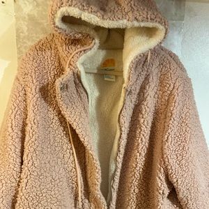 C&C California puffy/fluffy button/zip jacket